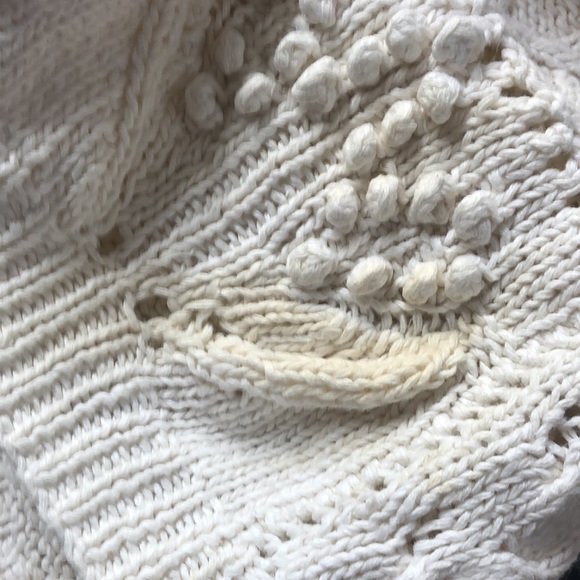 Vintage 80’s90’s- Cape Isle Knitters- chunky knit, cotton Ramie cardigan - M - Picture 10 of 10